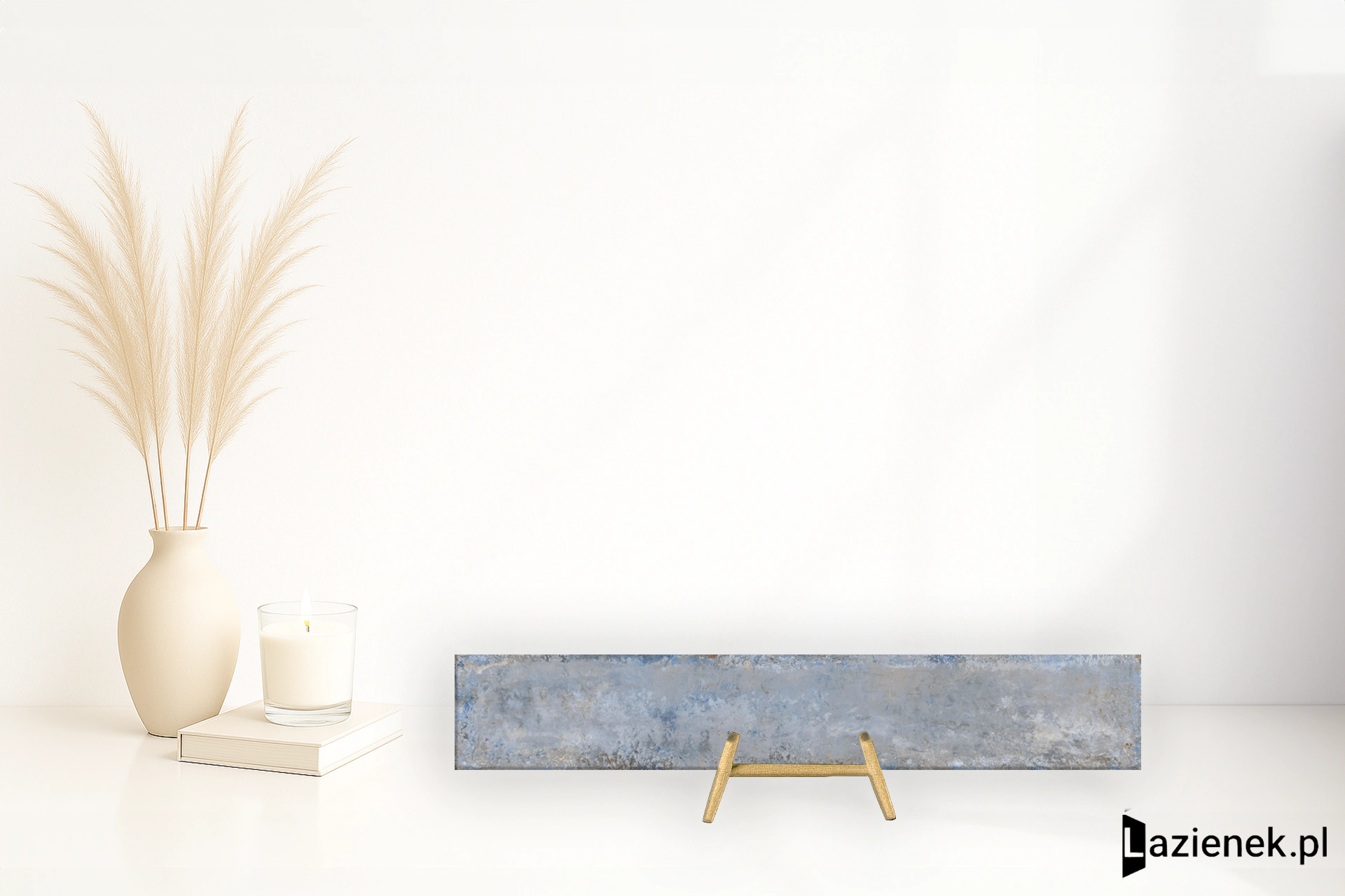 La Fabbrica Ava Artile Blue matowa 20x120 cm gr. 9 mm - płytka rektyfikowana / (L)156036
